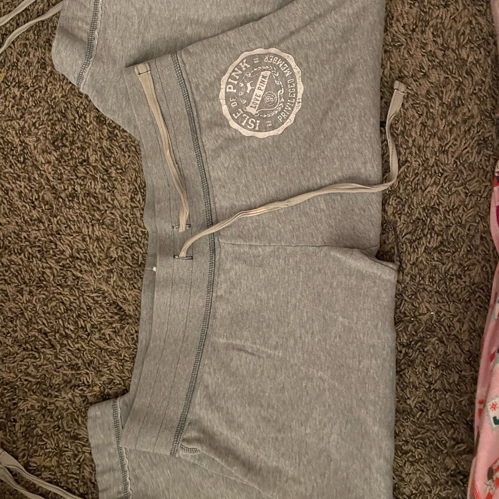 Victoria's Secret PINK Light Gray Capris